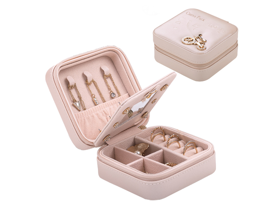 leather jewelry storage box