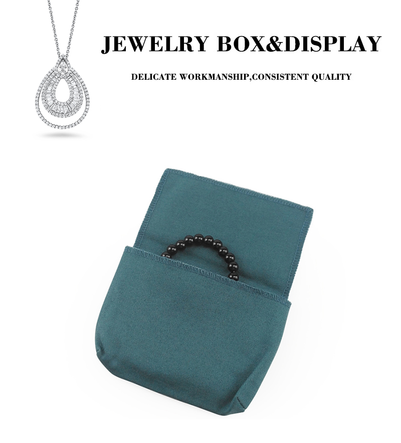 luxury jewelry packaging pouch