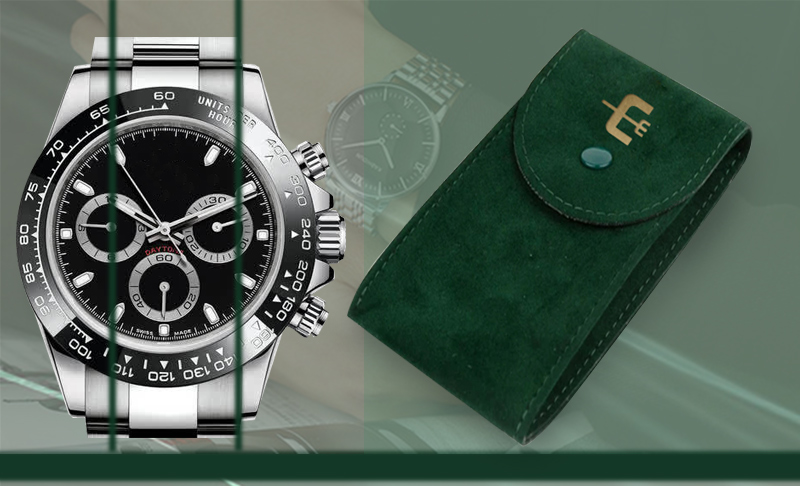 Rolex style watch pouch