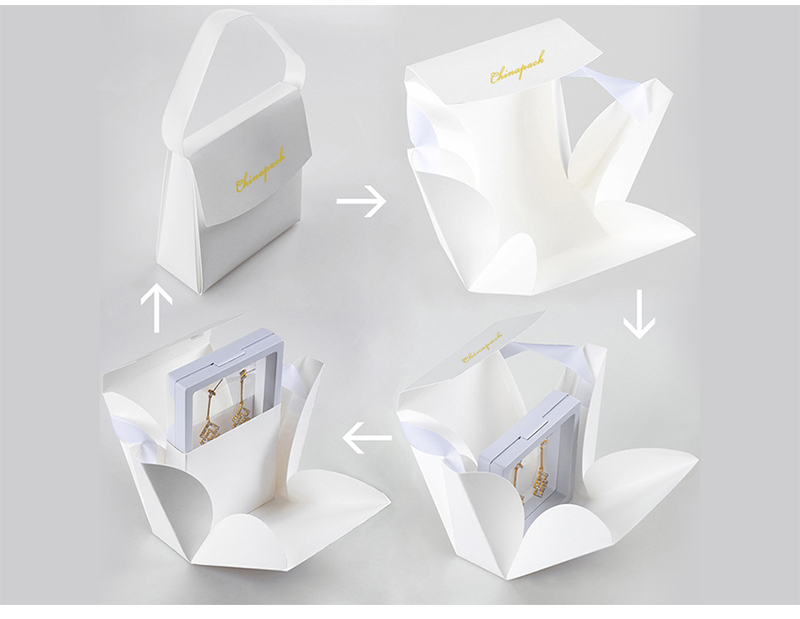 transparent jewelry display