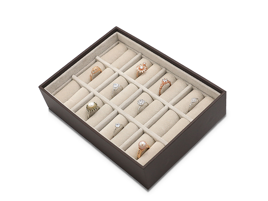 JDT005 velvet ring tray
