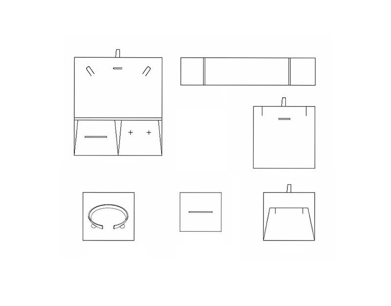 JDB044 fancy necklace gift box