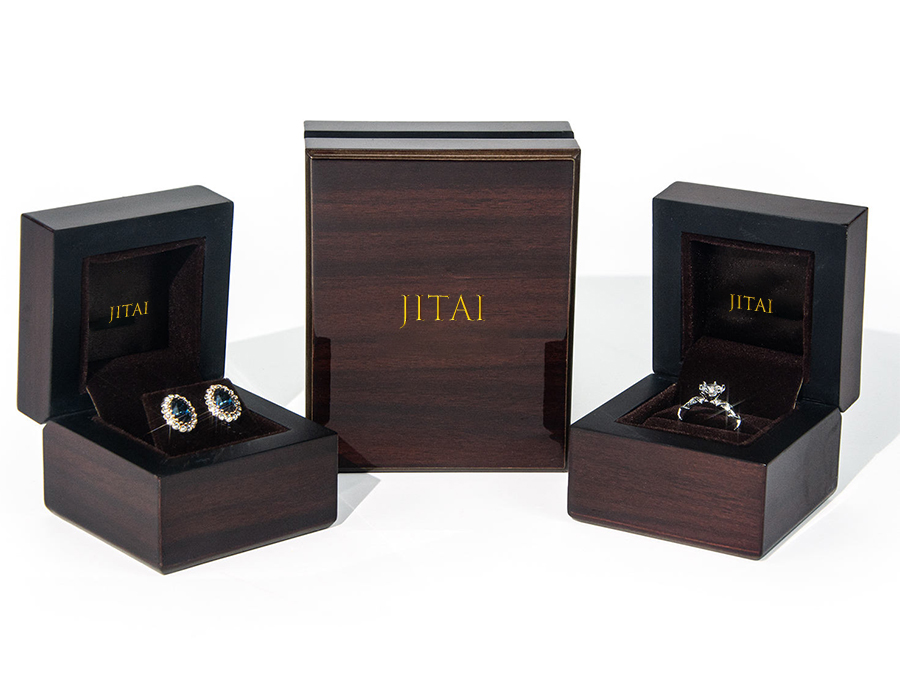 JWB053 wood jewelry box elephant