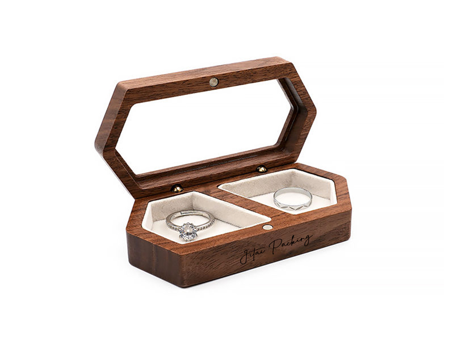 JWB067 wood jewelry box roll top