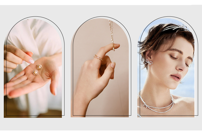 JPF047 Linen jewelry pouch