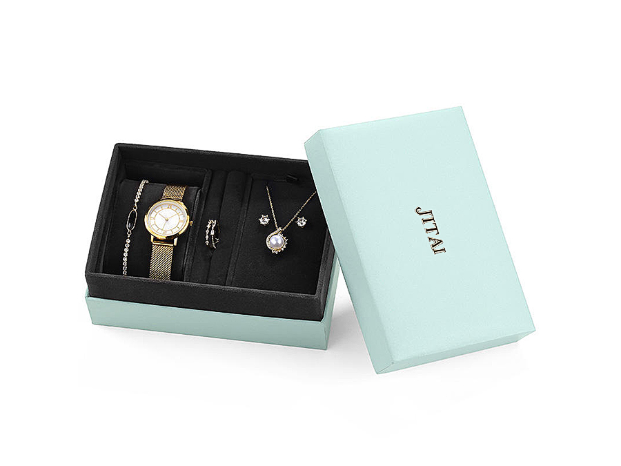 WPP027 cyan green watch paperboard box