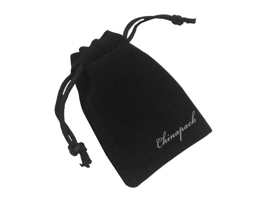 JPD005 black jewellery drawstrings pouch