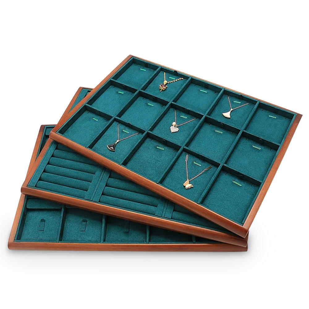 JDT009 ring and earrings jewellery display tray