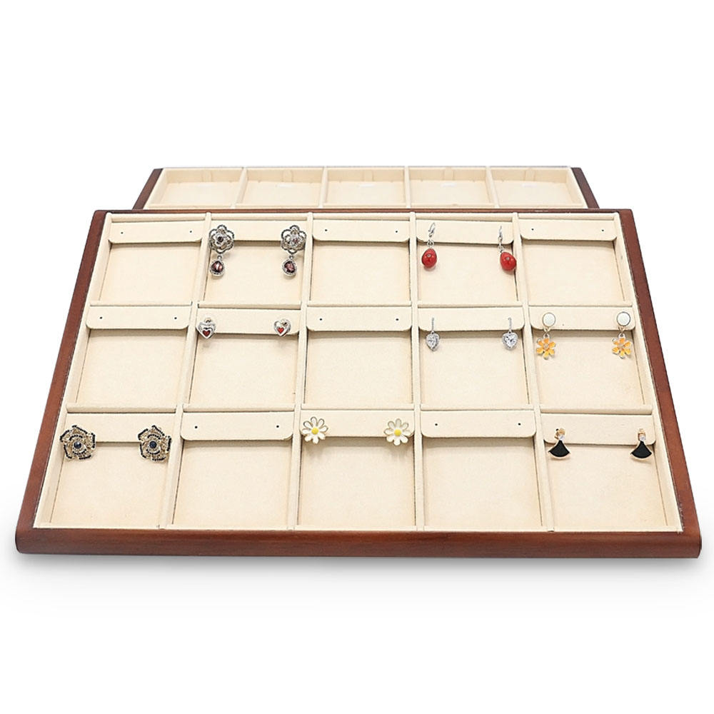 JDT015 wooden jewellery display tray