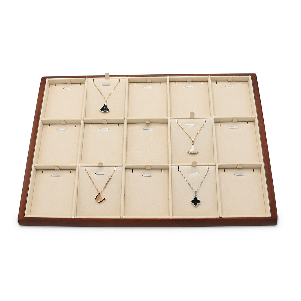JDT015 wooden jewellery display tray