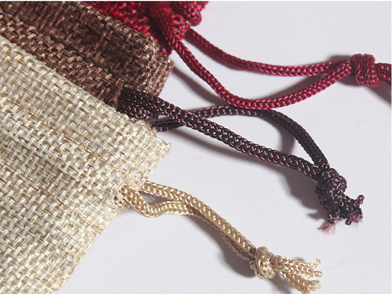 JPD025 linen jewellery drawstring pouch