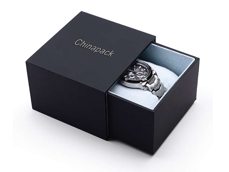WPP003 black drawer watch box