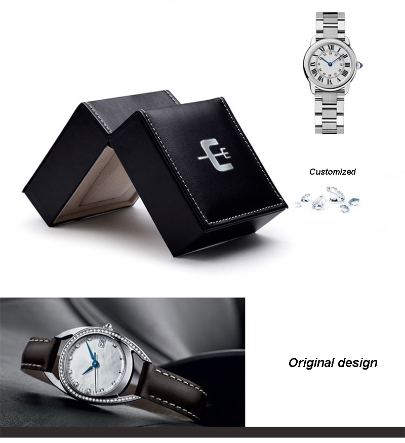 WPB012 square leather watch box