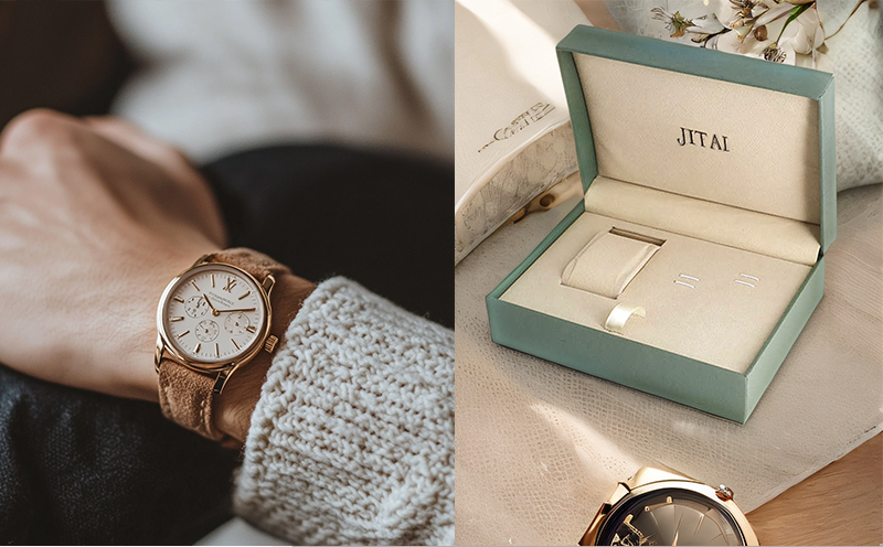 WPB024 fancy paper watch box