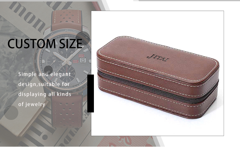 WPB029 logo leather watch box
