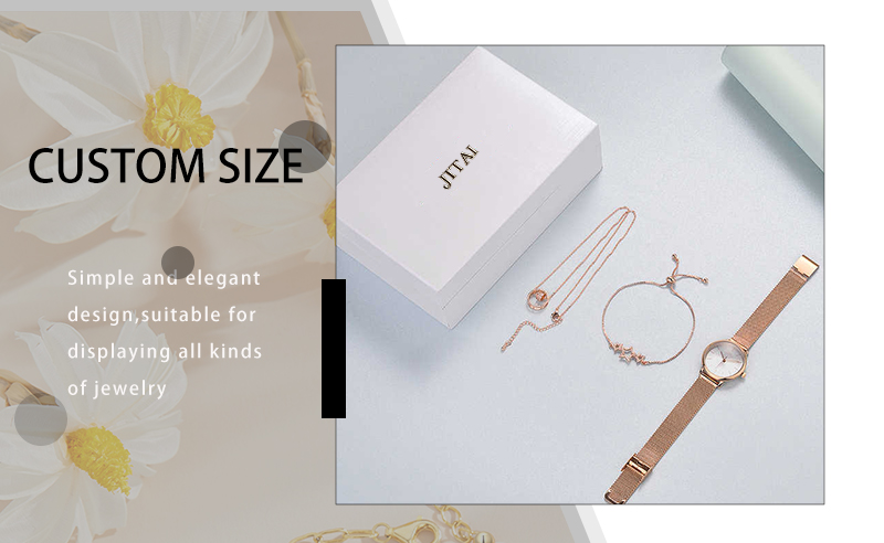 WPB040 white storage box for jewelry and watch